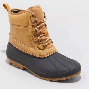 🐻 Women's Tiffy Duck Winter Boots - Universal Thread Tan/Black 11